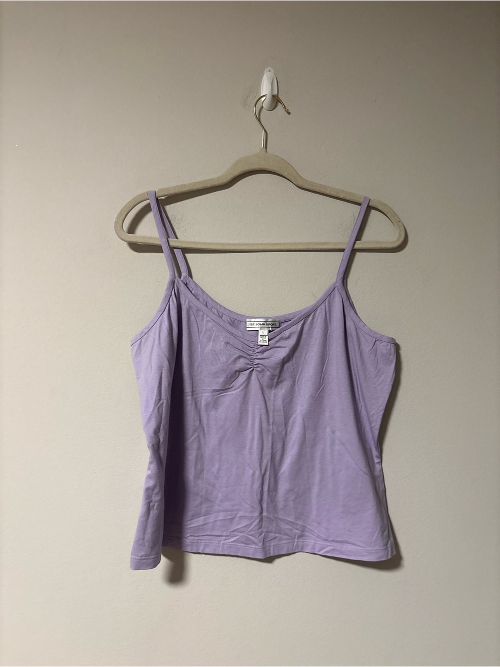 EUC St. John Sport Lilac Y2K Style Tank Top Large